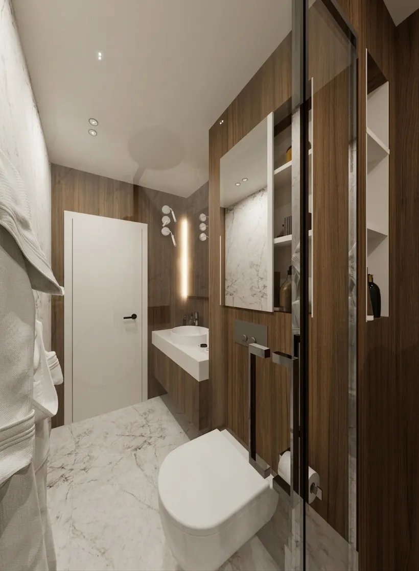 Warm interior corner with soft textiles