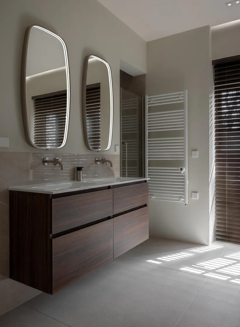 Living space in warm neutral tones